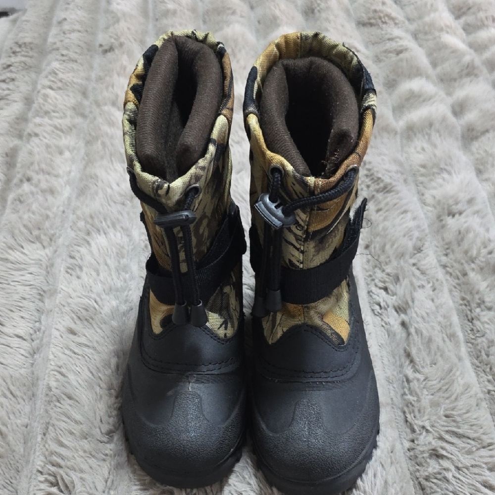 Kids Camouflage Winter Boots